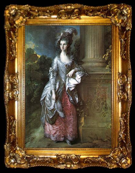framed  Thomas Gainsborough The Honourable, ta009-2